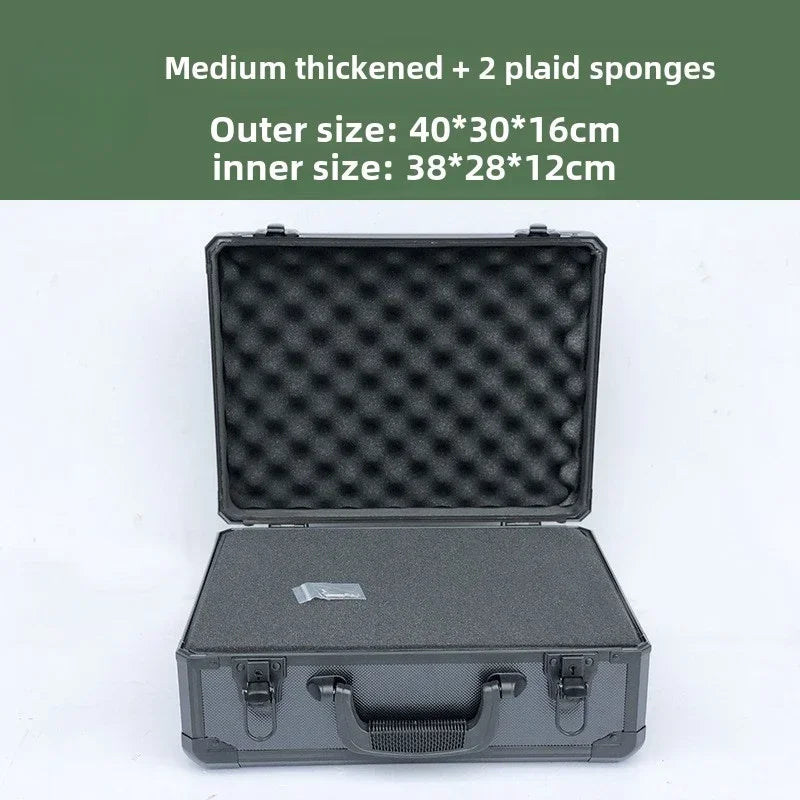 Aluminum Alloy Frame Density Board Tool Storage Case Professional Suitcase Portable Instrument Equipment Safety Protection Case