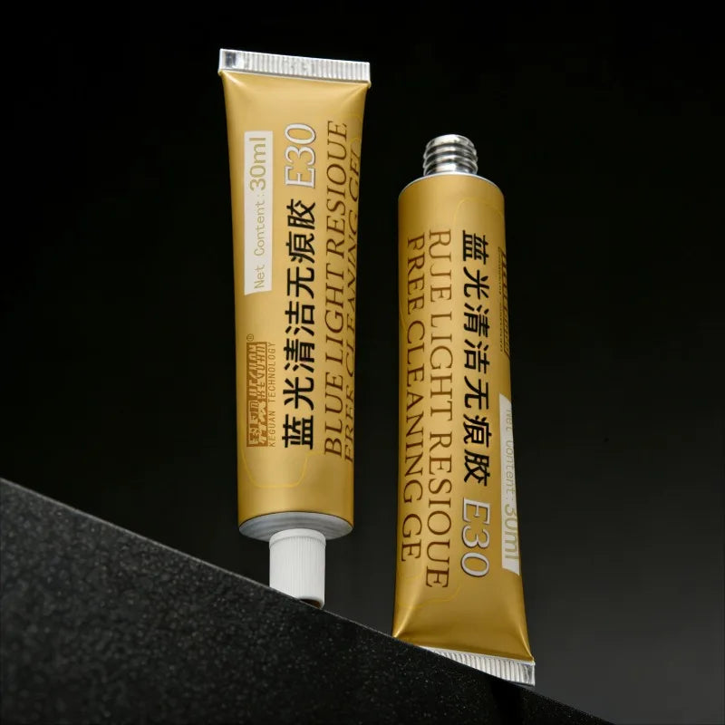 KEGUAN Blue Light Cleaning and Traceless Adhesive for Remove Blue Light Surface Stains and Dust Cleans Mobile Phone Repair Tools