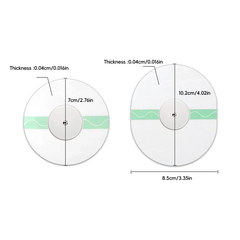 10pcs Transparent Waterproof Adhesive Patches Freestyle Libre Sensor Covers Patch Clear CGM Overpatch Tape Long Lasting