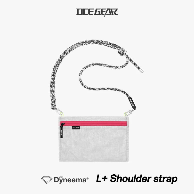 Ultralight Dyneema Crossbody Pouch Waterproof EDC Zipper Wallet Bag Outdoor Hiking Camping Mini Chest Bag Travel Organizer