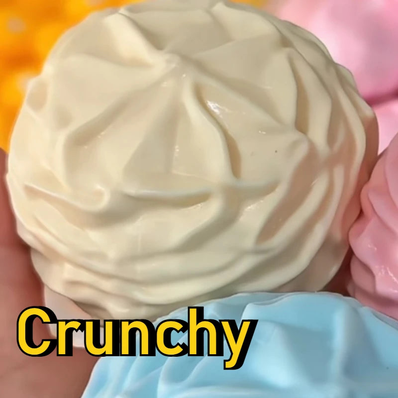 Crunch Imitation Cream Squishy Toy, Blocks Filled ASMR Anti Stress Release Hand Relax Gift Toy