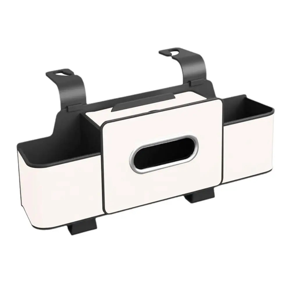 Car Chair Back Storage Box,Multifunctional Tissue Box,Car Water Cup Seat Back Storage Box,Car Interior Decoration Hook