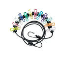 1.8M Portable Elastic Clothesline With Clips,Windproof Travel Laundry Drying Rope For Camping Business Trip Hotel Clothes