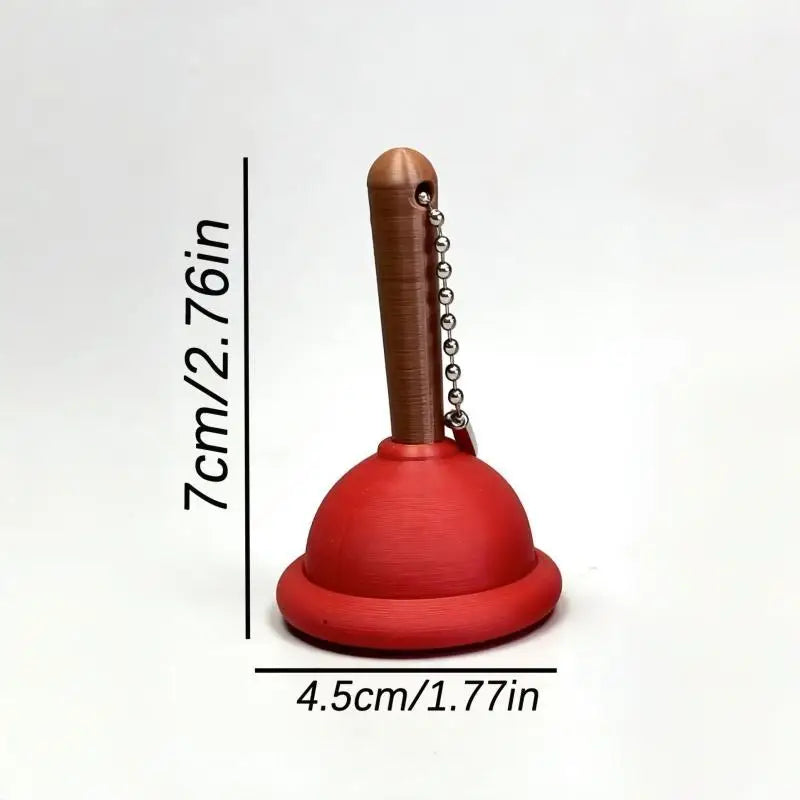 [CL]1/2Pcs Calming Keychain Keys Finger Button Party Gift Toilet Poop Hanging Fingertip Clicker Anti-stress Decompression Toys