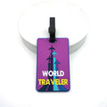 1PCS Creative Aircraft Baggage Tag Cute Travel Accessories Luggage Tag Silica Gel Suitcase ID Addres Holder Boarding Tag