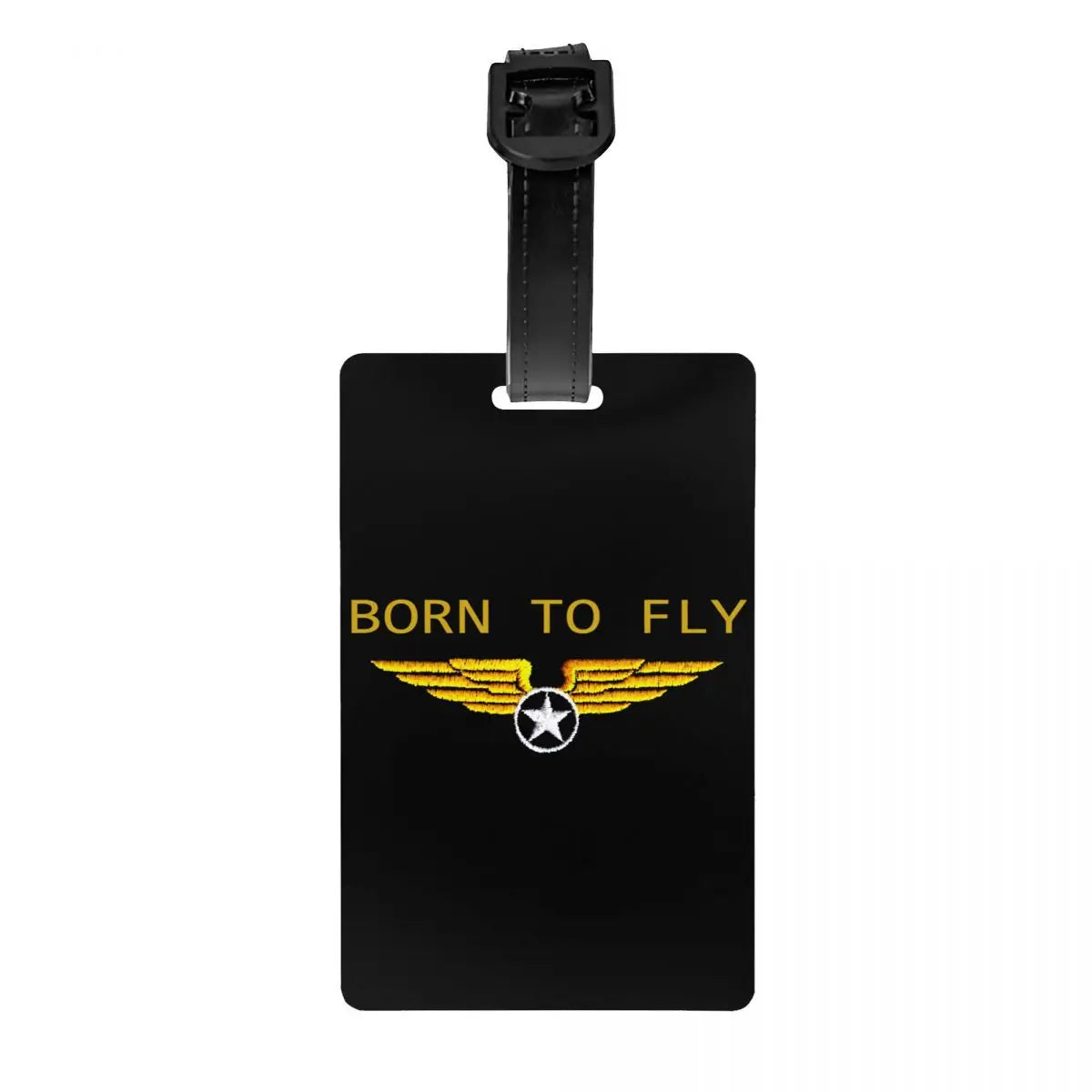 Custom Boeing 777X Captain Stripes Luggage Tags for Suitcases Aviation Aviator Flight Pilot Baggage Tags Privacy Cover ID Label