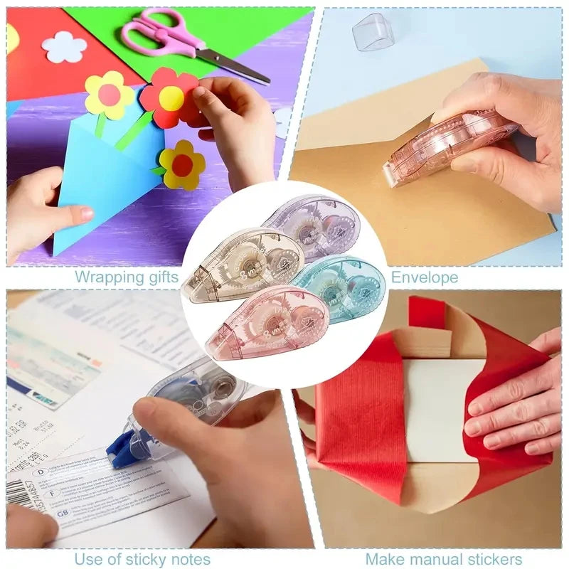Flash sale8M*8mm Double-Sided Adhesive Dots Glue Tape Acid-Free Archival-Safe for Crafts And Scrapbooking Adhesive Tape Dispenser