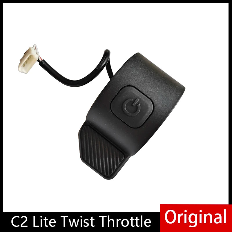 Original Twist-Grip Throttle for Ninebot C2 Lite Kids Electric Scooter Parts Thumb Speed Controller Throttle Accessories