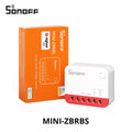 SONOFF MINI-ZBRBS Zigbee Smart Roller Shutter Switch Mini Size Smart Scene Signal Booster Transform Curtains Sonoff Zigbee Hub