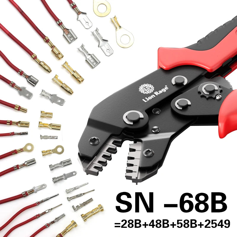 Crimping Plier SN-28B 48B 58B Dupont XH2.54 KF2510 SM 2.54 3.96 TAB 2.8/4.8/6.3 Plug type terminals Electrical Clamp Min Tools