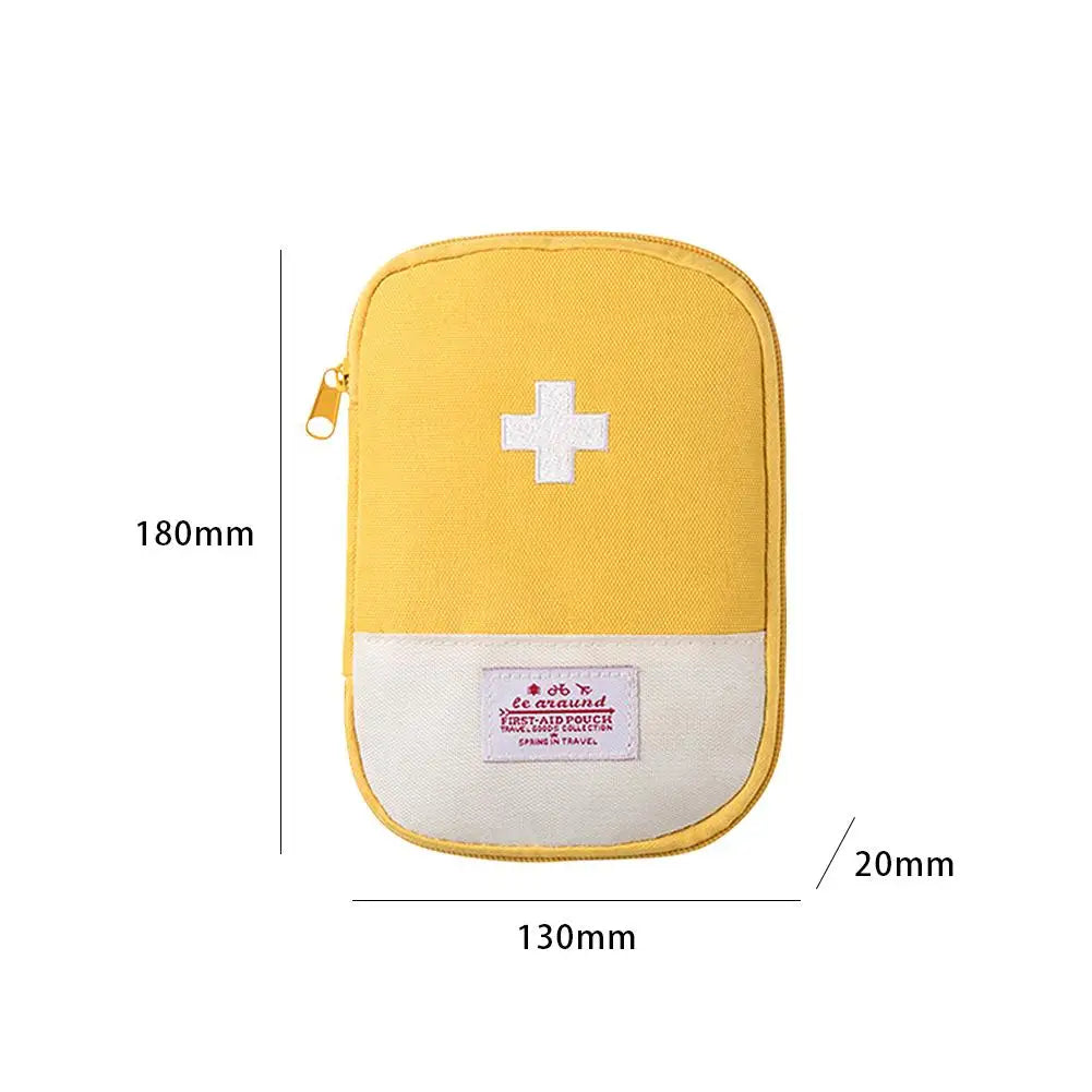 Travel First Aid Kit Medicine Bag Storage Aid Pouch Multi-Function Emergency Medicine Storage Health and Household Outdoor First