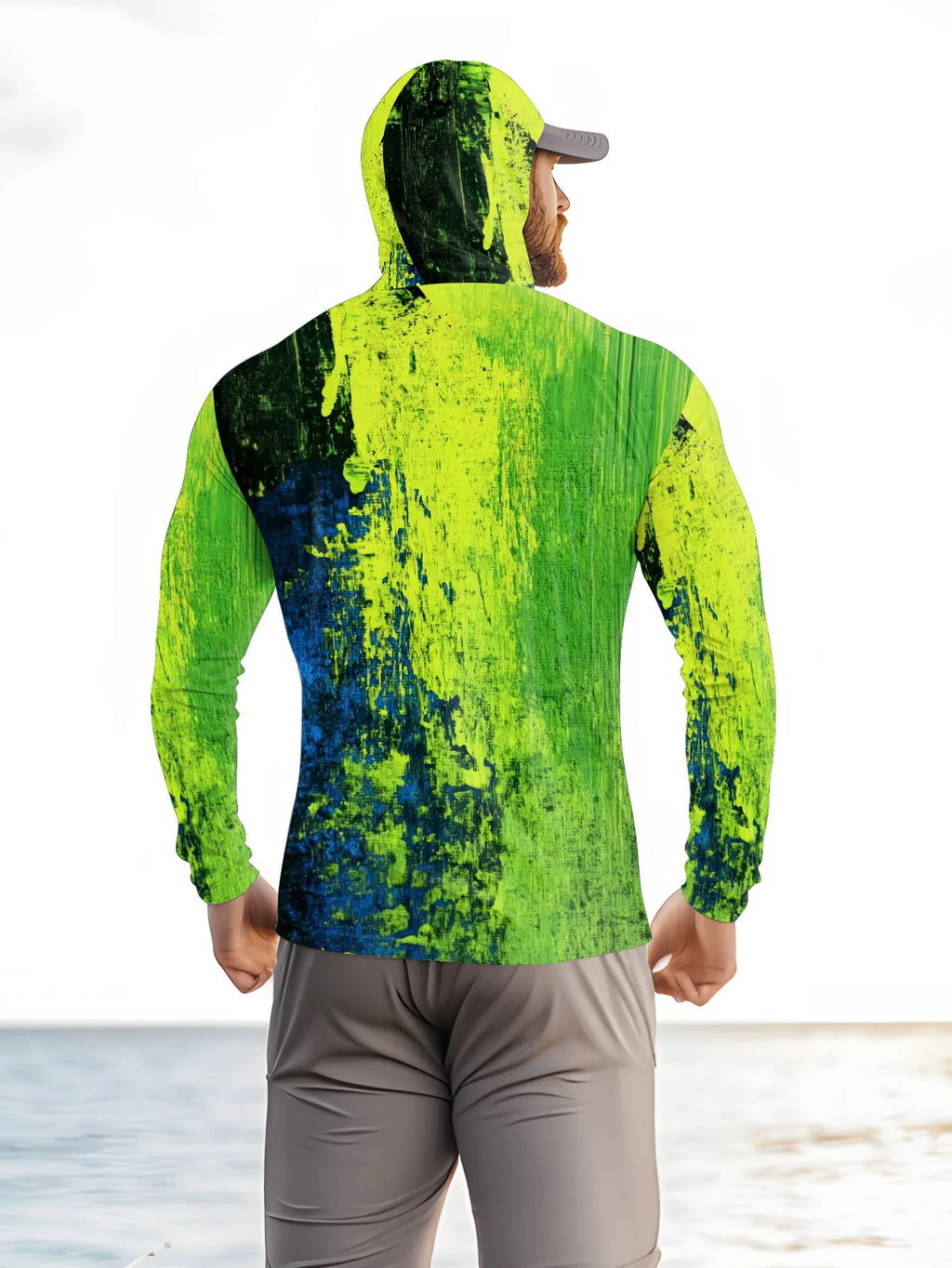 Fishing Hoodie Men Long Sleeve Quick Dry Breathable Clothing Uv Protection Outdoor Fishing T-shirt fishing clothes