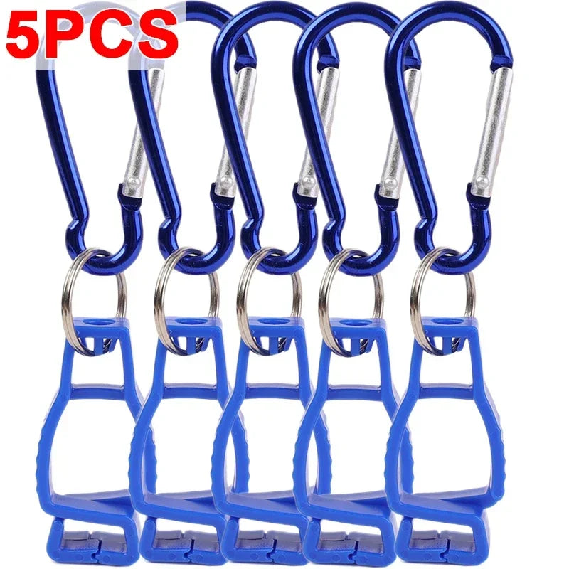 Glove Clips for Work Glove Holders Glove Belt Clip Outdoor Clip Anti Loss for Hiking Climbing Skiing Camping Gear Accessories