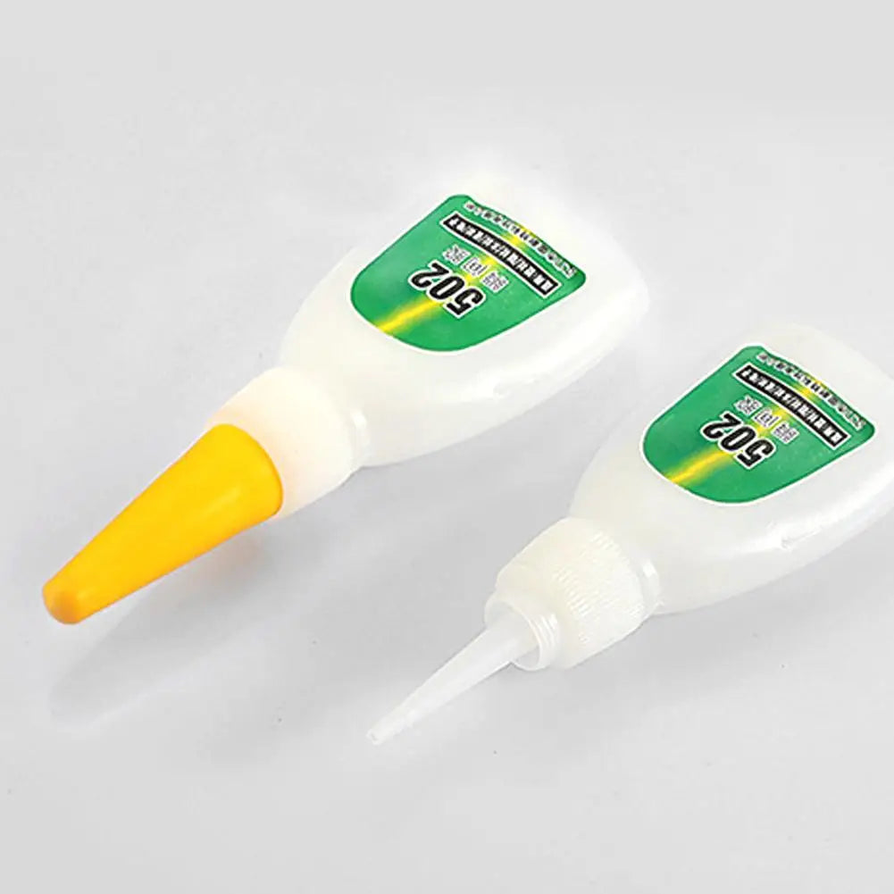 502 Super Glue Instant Quick-drying Cyanoacrylate Adhesive Leather Rubber Wood Metal Strong Liquid Glue Tool