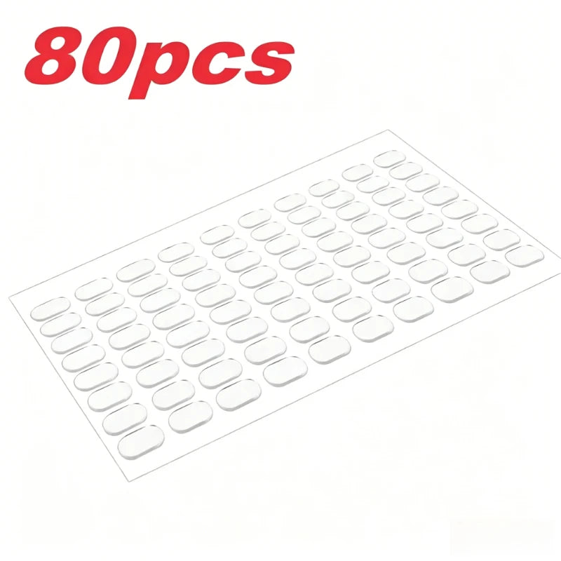 Removable Double Sided Gel Glue Pads Clear Sticky Glue for Plastic Surfaces Action Figures Posters Wall Hanging Dots