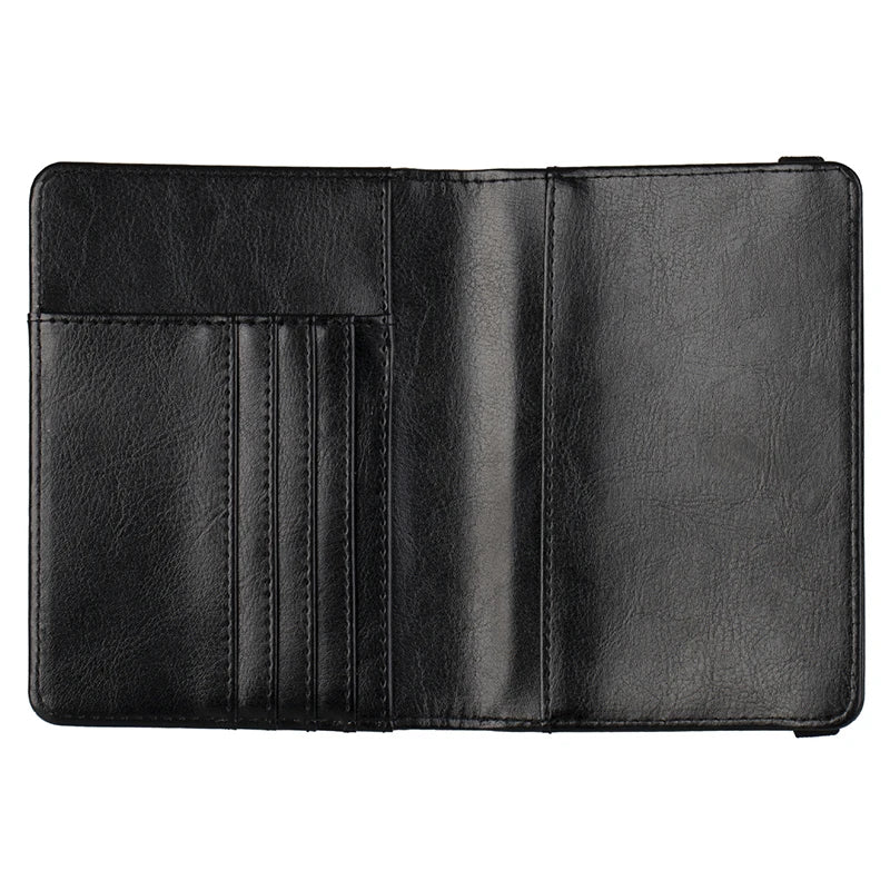 USA Passport Cover PU Leather, Personalized American Passport Holder for Men & Women, US Travel Document Case