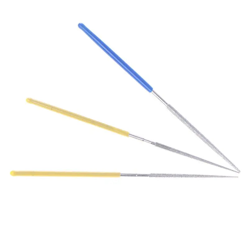 For Grinding Metal Jewely Stone Wood Dia.2mm Small Round Needle Files Customizable Alloy Hand Tools