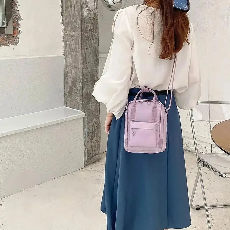 Fox Cross-body Handbag, Fresh and Simple Small Backpack, Cosmetics Storage Bag, Mobile Phone Bag