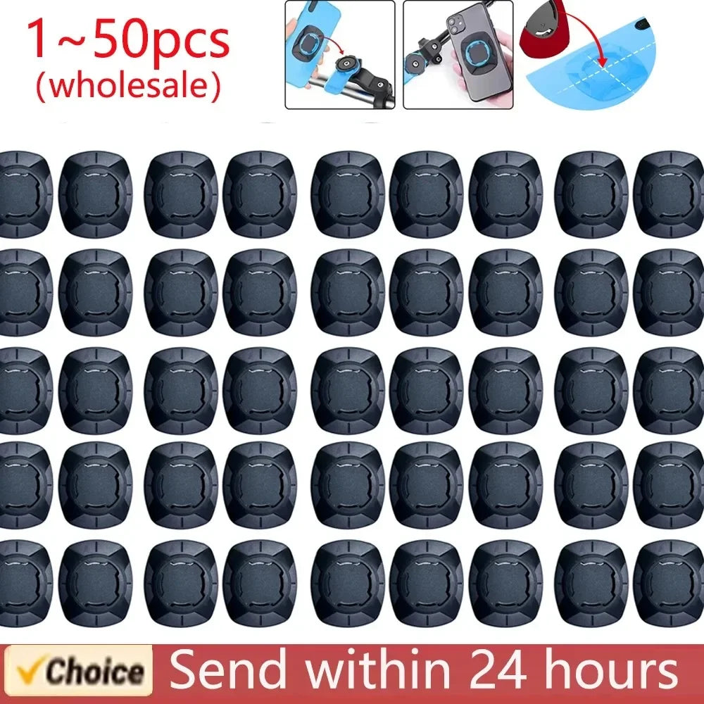 Wholesale 1-50PCS Phone Mount ra Patch Sticker Adhesive Back Super Strong Motorcycle Bicycle Lock Holder Phone Case Riding