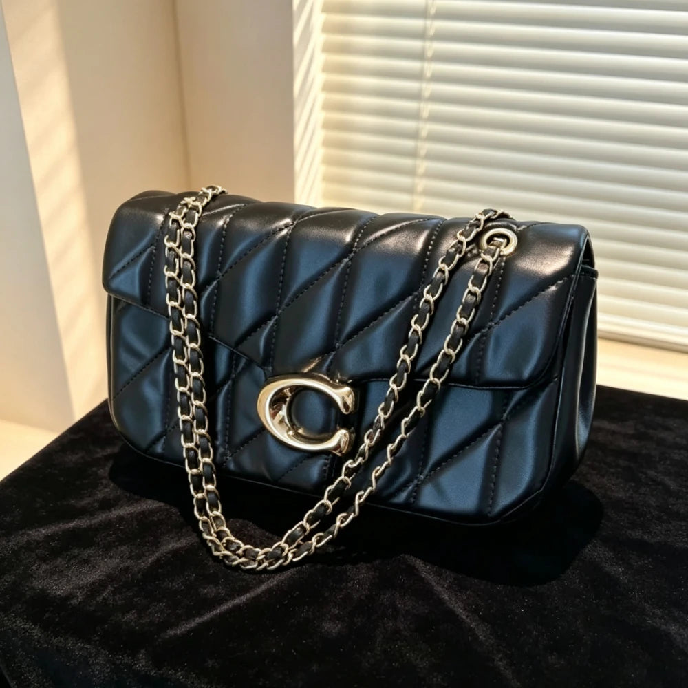 2025Small Fragrant Wind Bag Handbag Rhombic Chain Bag 2026 New One-shoulder Messenger Bag Joker High Sense Small Square Bag Tide