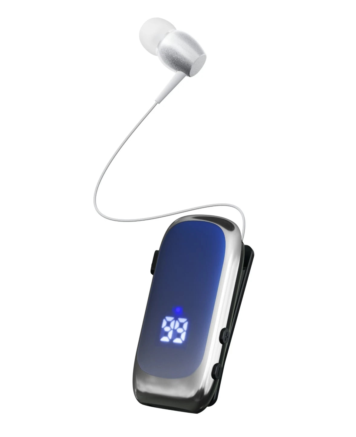 2026 K88pro Hebrew V6.0 Bluetooth Clip on Headset Mini Business Headphones Wireless Earphone Lotus Earbud Handsfree 20H Working