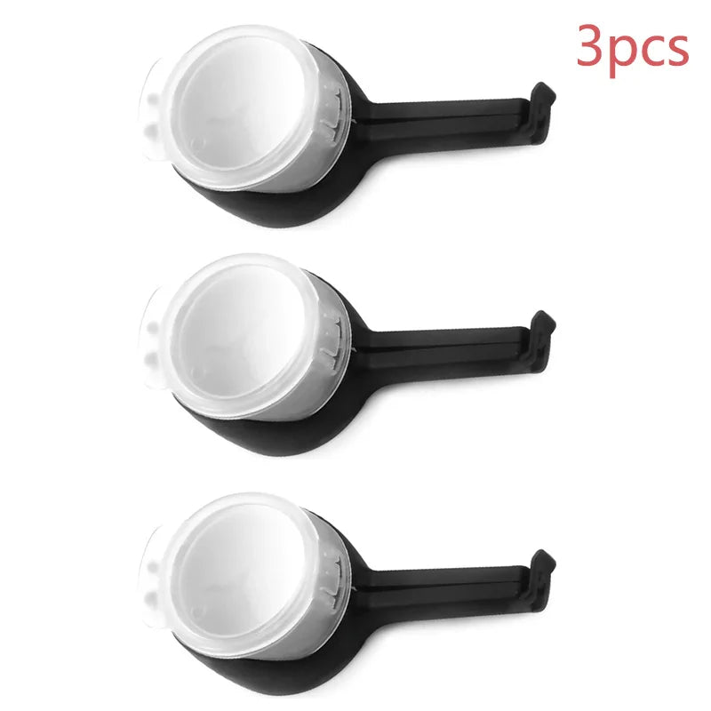 Snack Sealing Clip Fresh Keeping Sealer Clamp Plastic Food Saver Travel Kitchen Gadgets Seal Pour Food Storage Bag Cap Clip