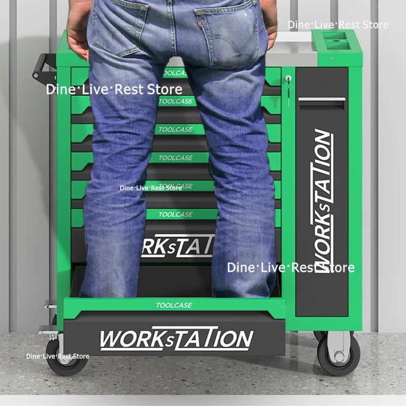 Useful Repair Tool Cabinet Hardware Multi-functional Mobile Tool Cabinet Trolley Box Tools Packaging Werkzeugschrank XYGJG