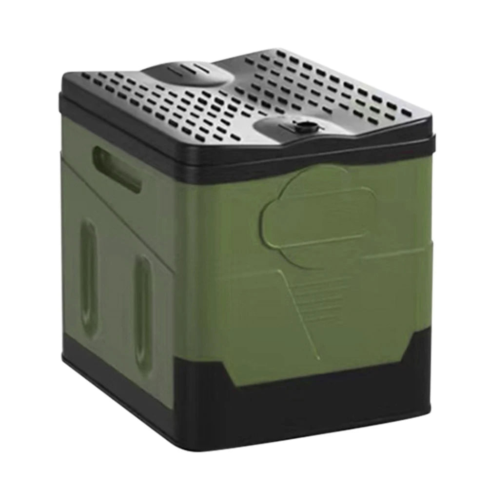 1-8 Roll Portable Toilet Car Toilet Bucket Trash Can Travel Outdoor Camp Folding Toilet for Tour Emergency Self-driving for Adul