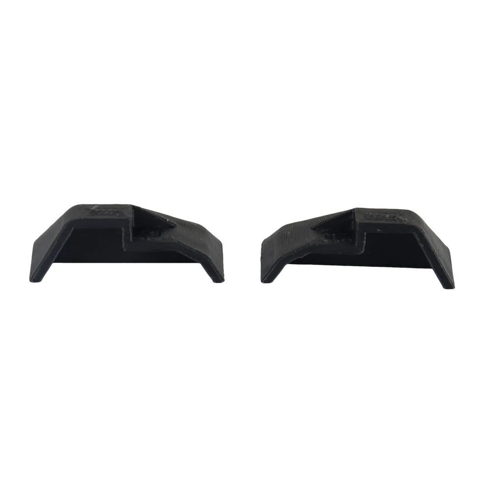 4pcs Caravan Awning Rail/Side Skirt End Cap Set Black Plastic RV Sunshade Guide Rail End Cover Motorhome Accessories Cover Cap