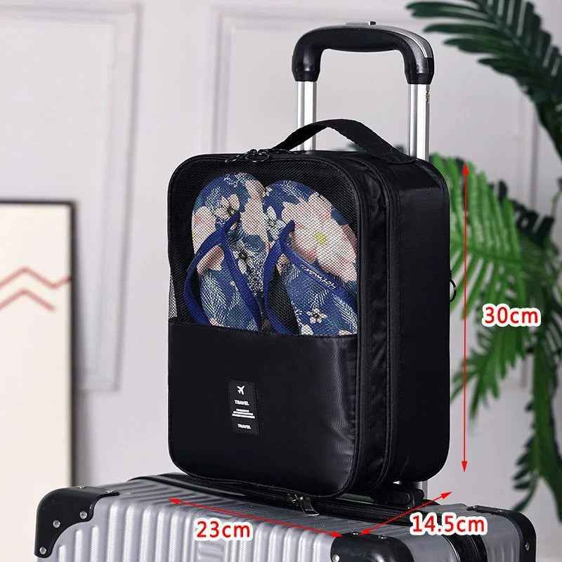 Large-Capacity Shoe Storage Bag — Portable Travel & Business Trip Organizer for Luggage, Dustproof Shoe Case & Cover