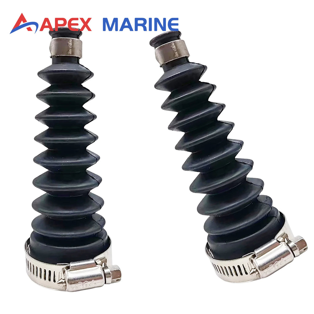 2 Pcs 74639A2 74639Q02 Shift Cable Bellow Kit Fits for MerCruiser Stern Drive Alpha 1 Gen 2 Bravo 1 2 3 Marine Repair Parts