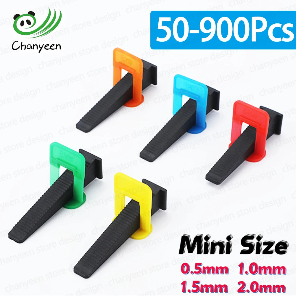 50-900Pcs Ceramic Tile Leveling System Clips Spacers Straps Wadge for Wall Floor Tile Laying Fixing Construction Tools Building