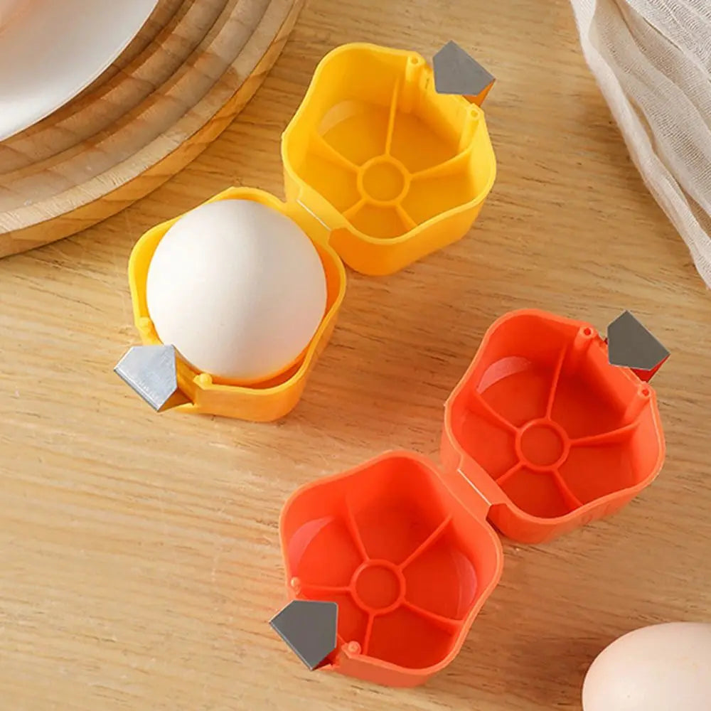 Cute Egg Shell Opener Household Separator Egg Opener Tool Stainless Steel Upgraded Handheld Egg Separator Tool