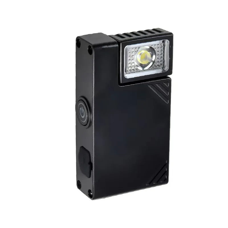 EDC Flashlight 400 Lumens Rechargeable Mini Dual Light RGB White Type C Portable Pocket Flashlight for Outdoor Camping Hiking
