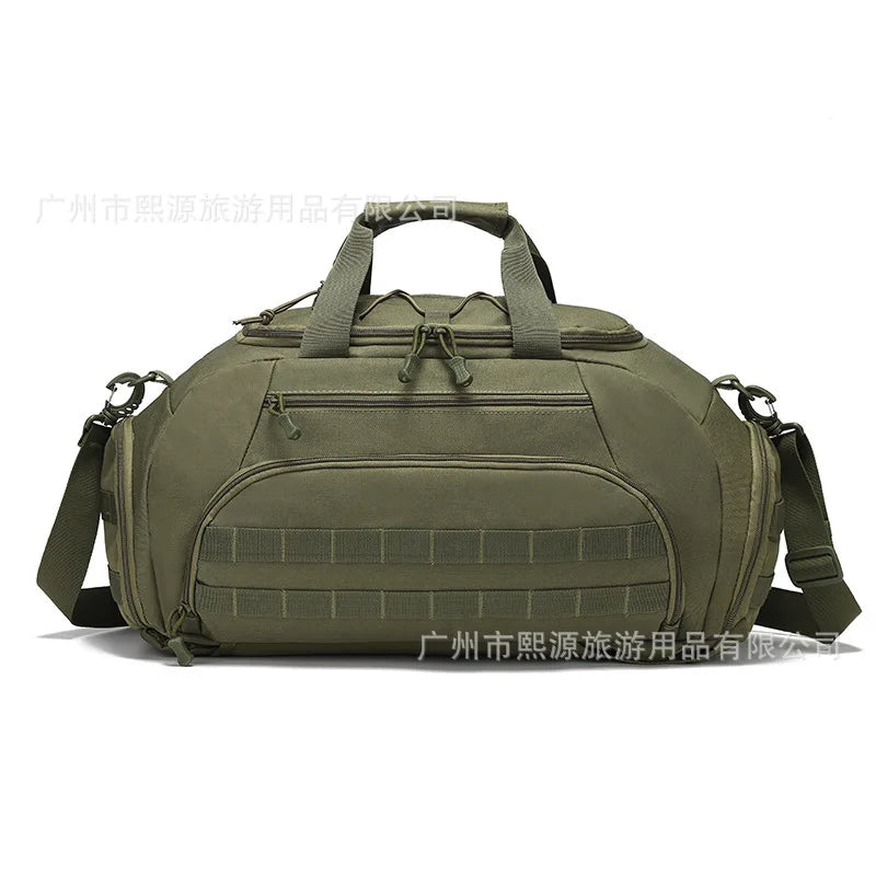 Large Capacity 45L Multi-use Travel Sports Shoe Storage Bag Handheld Double Shoulder Luggage Bag Oxford Cloth Wear Resistant...