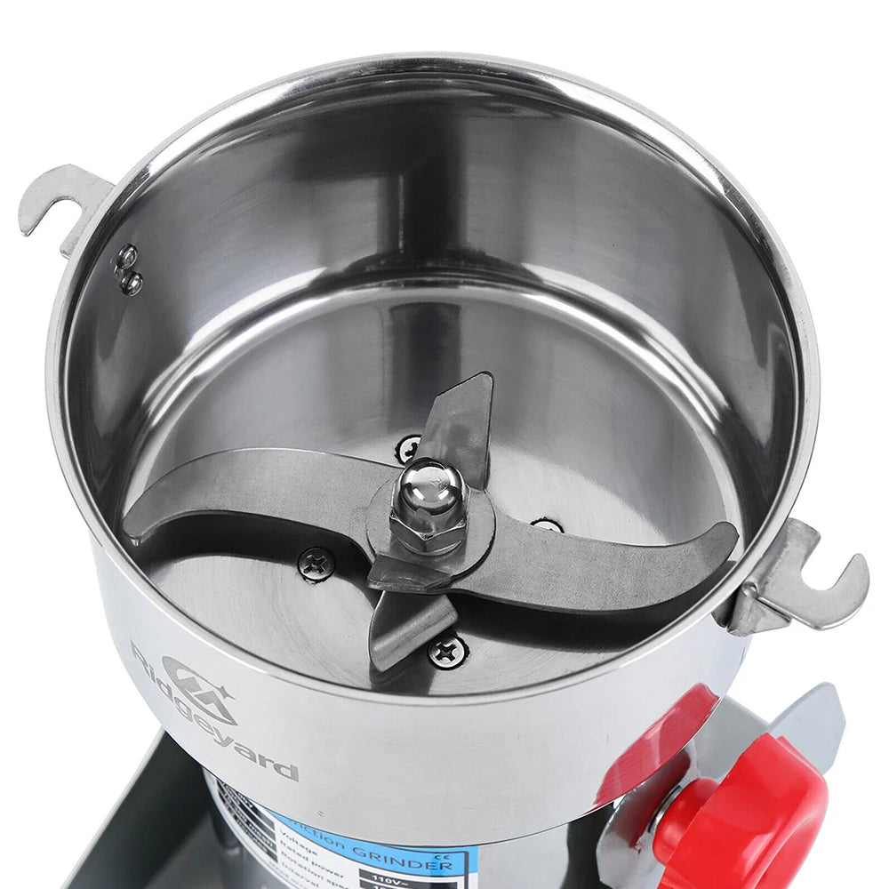 4200W Herb Grain Spice Cereal Grinder Machine 2500g Electric Grain Mill Grinder for Dry Herbs Grains Spices Cereals Coffee Corn