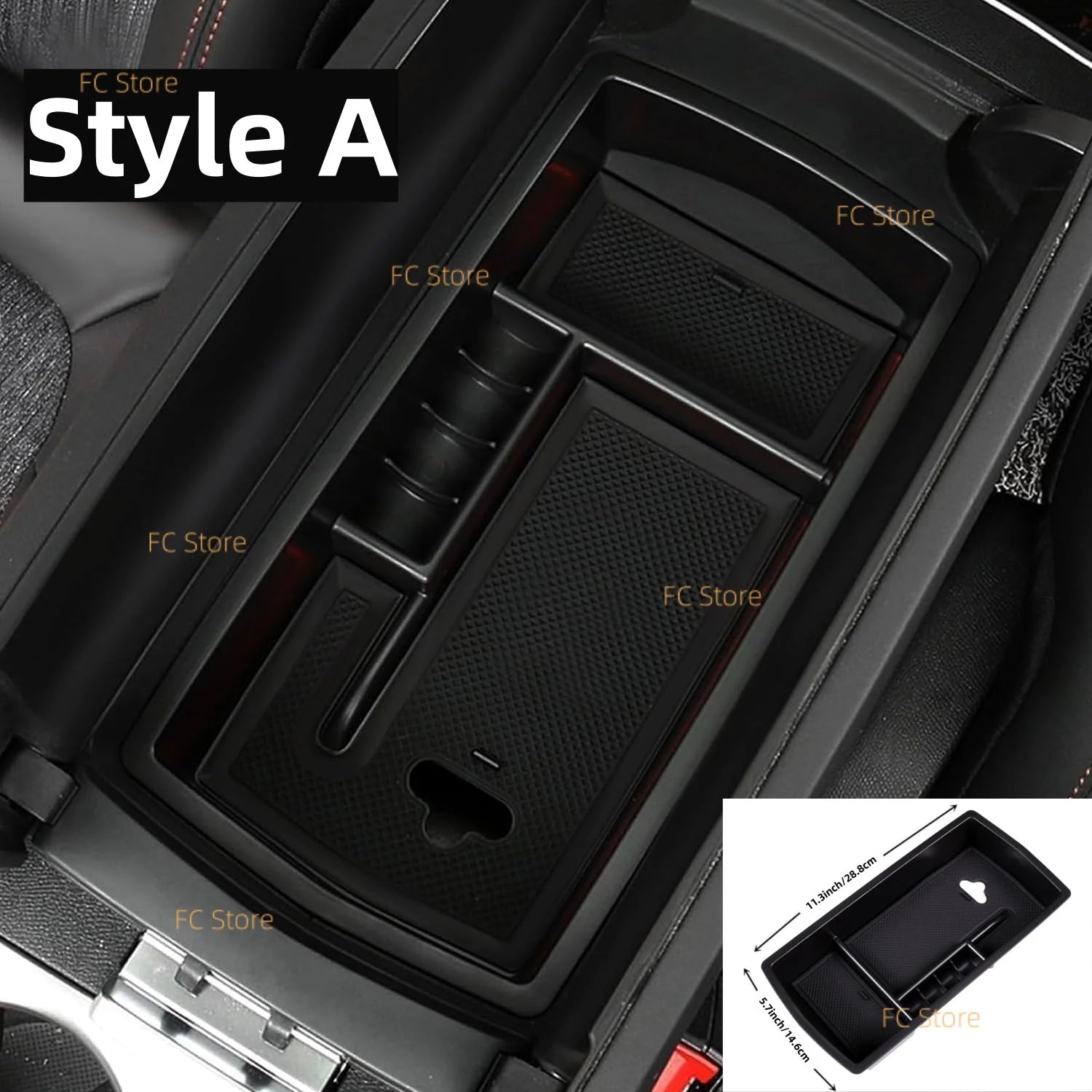 For Peugeot 3008 5008 GT 2016-2023 For DS7 Crossback 2016-2024 For Citroen C5 Aircross 2018-2024 Car Central Armrest Storage Box