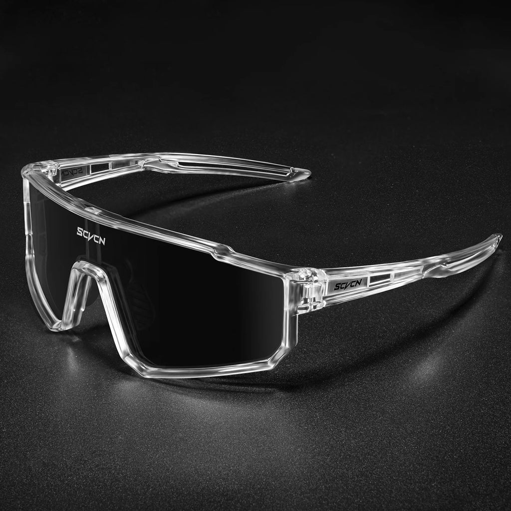SCVCN Shock Resistant Sports Goggles Wind Sand Barrier Unisex Biking Running Sun Glasses UV Filter Eyewear