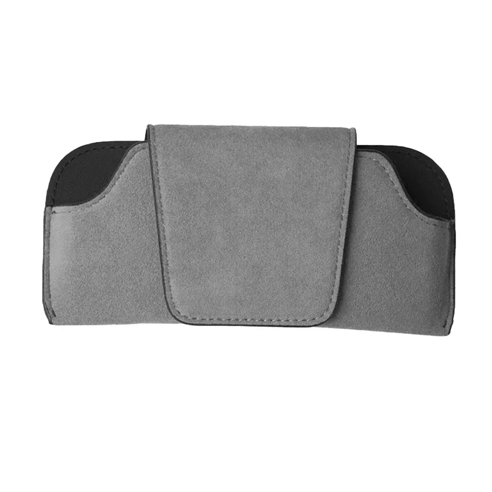 Car Glasses Case Auto Sun Visor Glasses Holder Sunglasses Clip Card Ticket Holder Multi-Function Automobile Accessories Storage