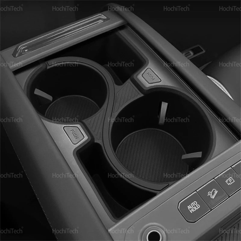 Car Water Cup Holder for Kia EV9 2024-2025 Anti-Slip Central Control Drinks Holder Storage Box Interior Accessories