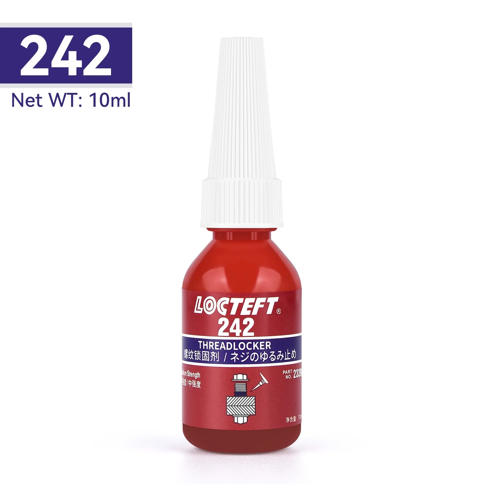 10ml Threadlocker Adhesive 242 Thread Locker Blue Screw Glue Agent Anaerobic Glue Anti-loose 222 243 262 263 271 272 277 290