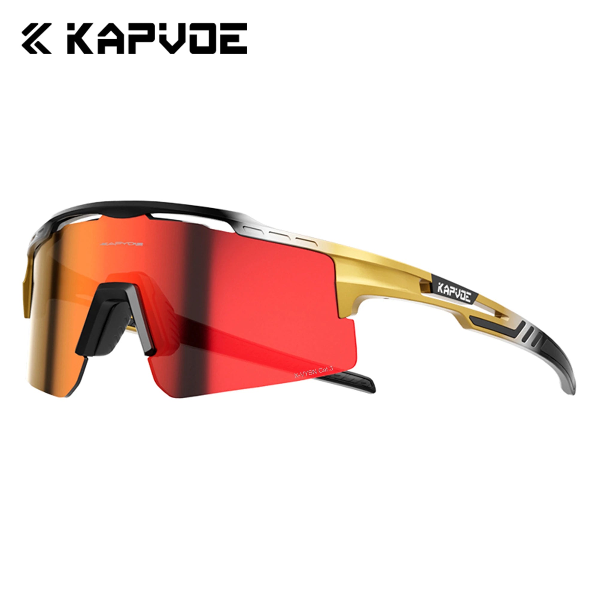 KAPVOE HD UV400 Hiking Cycling Sunglasses Outdoor Sports Hiking and Camping Glasses Waterproof Stylish Driving Sunglasses Unisex