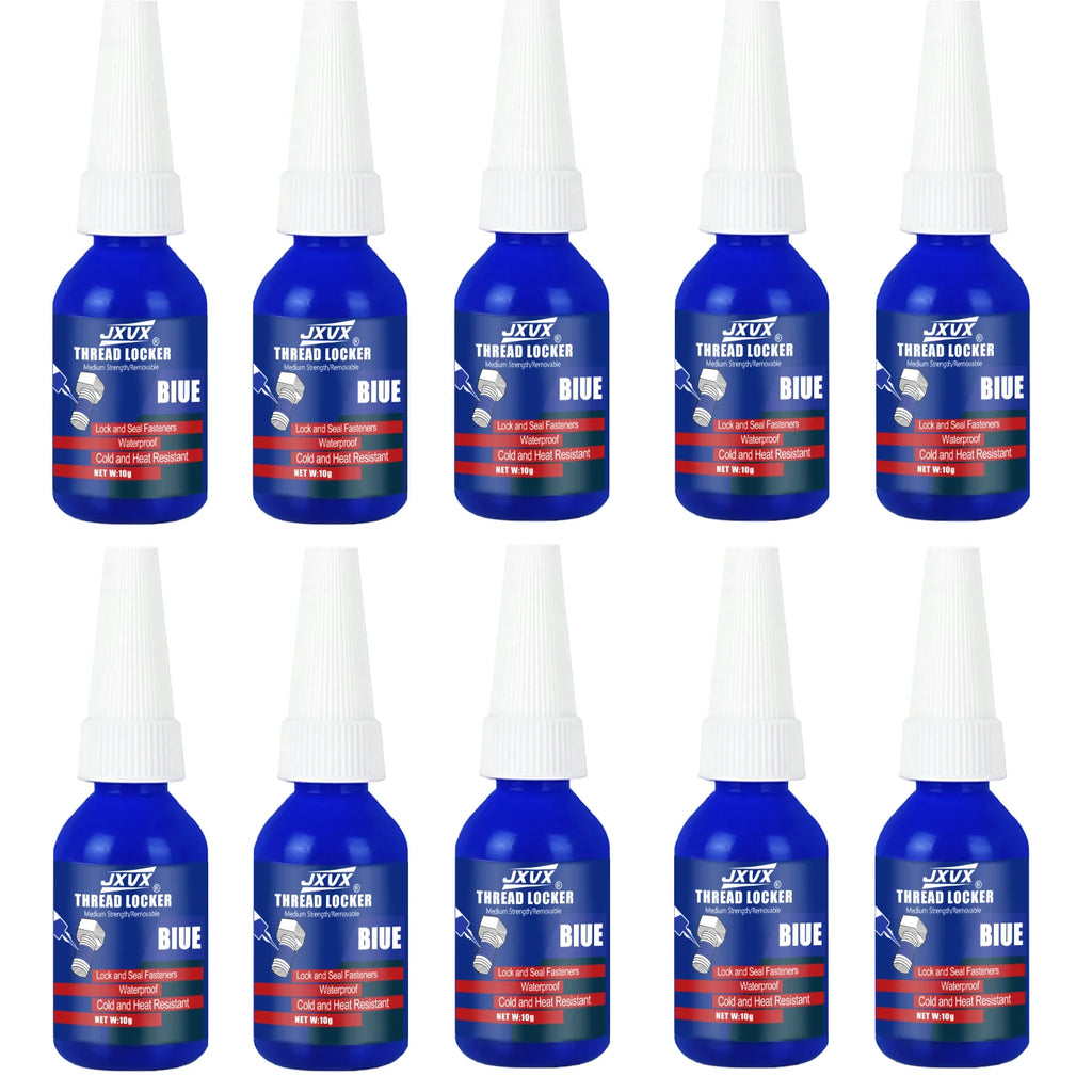 Lock Tight Thread Blue Thread Locking Agent, Medium Strength Blue Anaerobic Adhesive for Fixing Screws and Nuts, Anti-Loosening,