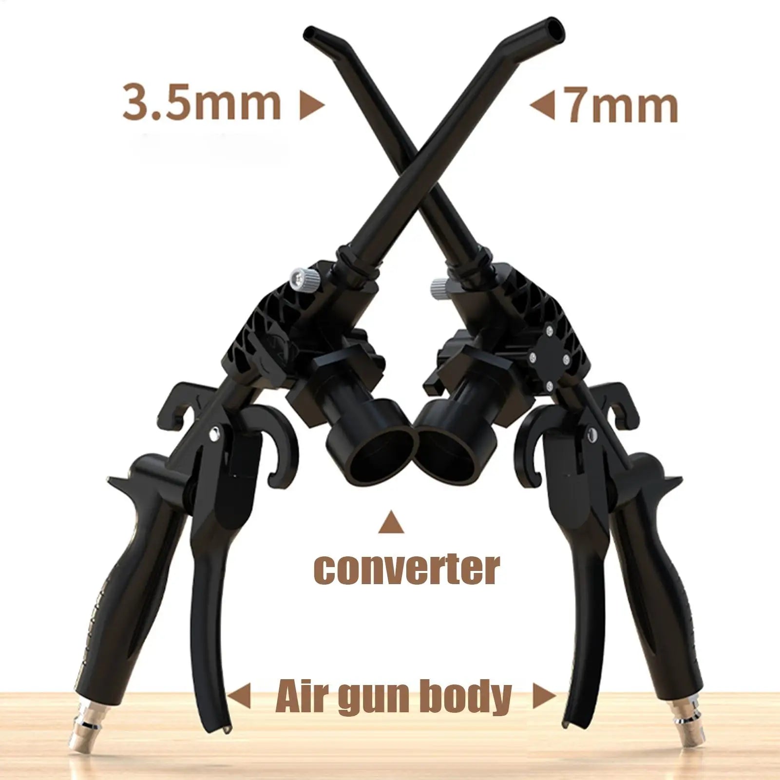 2-purpose car Vacuum Cleaner Guns Air Vacuum Blow Guns For Compressor Portable Cleaner Duster Tool For Dust Dirt Auto Detailing