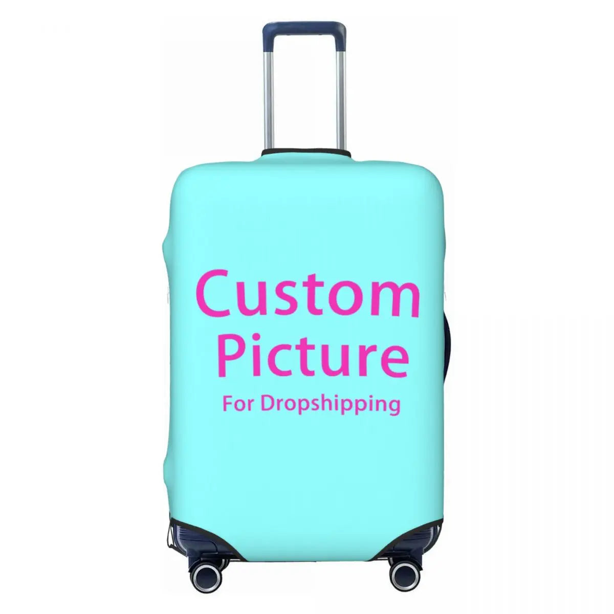Custom Customize Logo Luggage Cover Elastic Your Design Here Travel Suitcase Protective Covers Suit For 18-32 inch