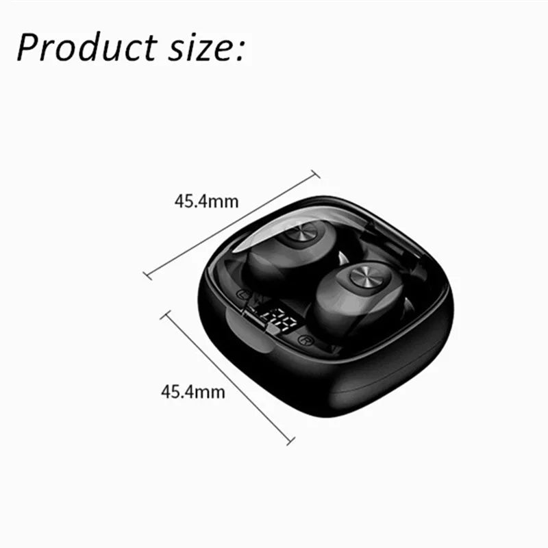 TWS Wireless Earphones Sports Waterproof Bluetooth Earbuds USB TV Adaptor Use For TV Sport with Mic Touch Control TWS Headset A6