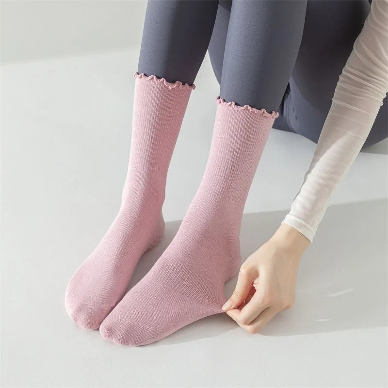 Professional Women Yoga Socks Ladies Fitness Cotton Breathable Non-Slip Pilates Socks Damping Dance Ballet Grip Socks for Women
