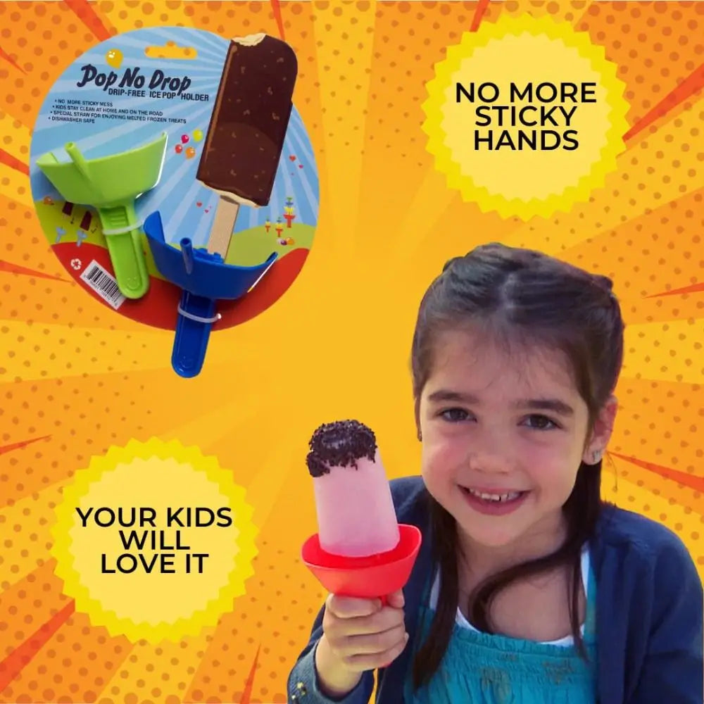 Portable Popsicle Protectors Drip Guard Holder Ice Cream Bracket Cartoon Style Anti-drip Tray Children Kids Home Party Necessity