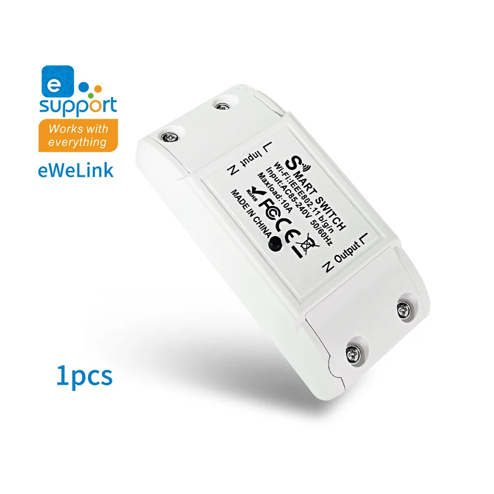 WiFi eWeLink Smart switch Timer switch circuit breaker support RF2.4G remote control works with ALexar Google home vioce control