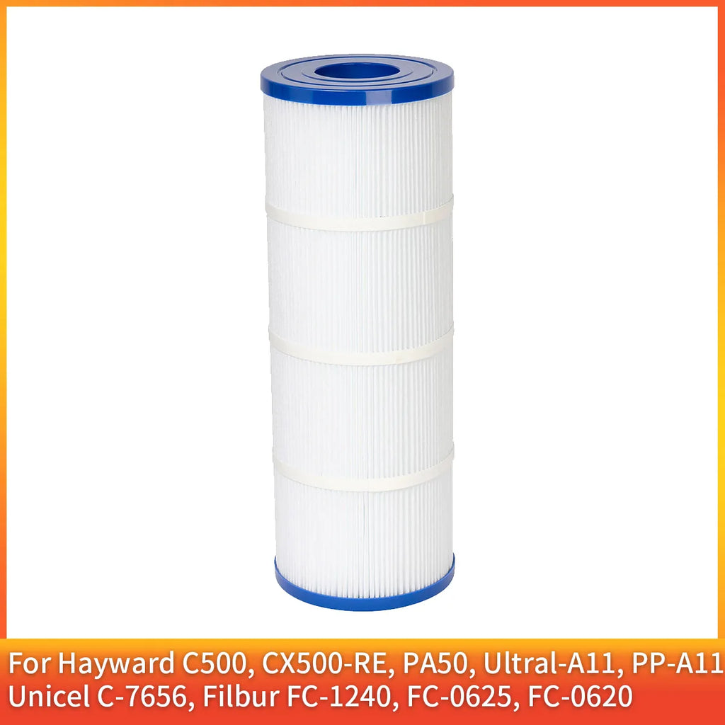 Cartridge Filter for Hayward C500, CX500-RE, PA50, Ultral-A11, PP-A11, Unicel C-7656, Filbur FC-1240, FC-0625, FC-0620